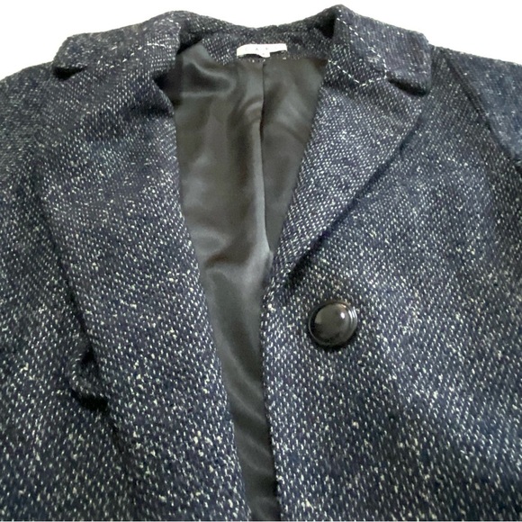 CAbi Black Wool-blend Tweed Swing Jacket Blazer Coat Small - Picture 10 of 15
